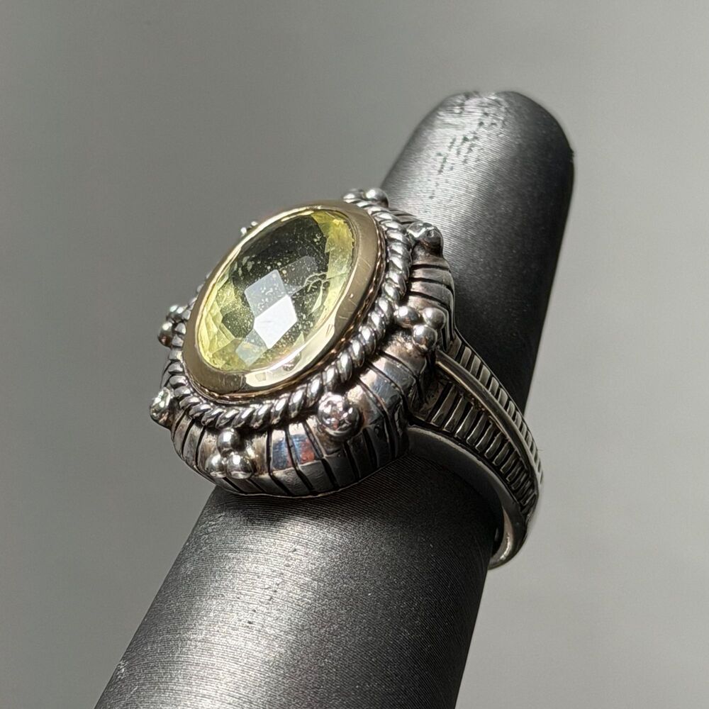 Arts Elegance A.E. 14K & Sterling Silver Ring Size 7